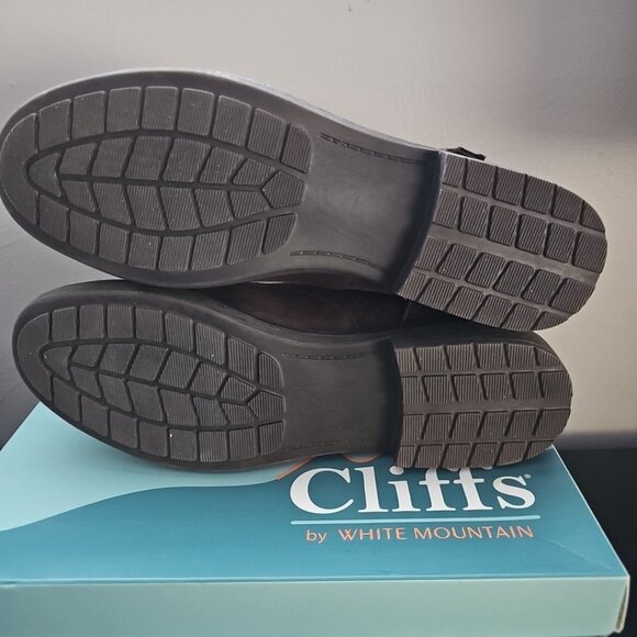 Cliffs by White Mountain Boots Womens 10 M Daley Ankle Bootie Lace Up Comfort - Picture 9 of 10